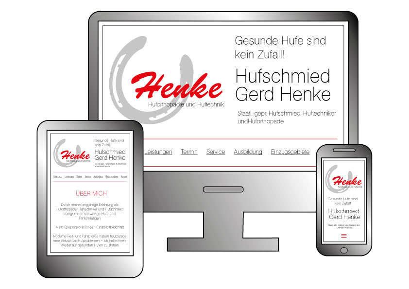 Webdesign Hufschmied Henke